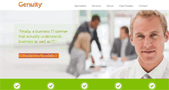 Desktop Screenshot of genuitygroup.com